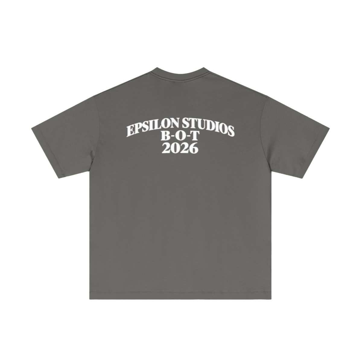 180GSM Men's Low-Shrink Lightweight Cotton T-Shirt Dark gray